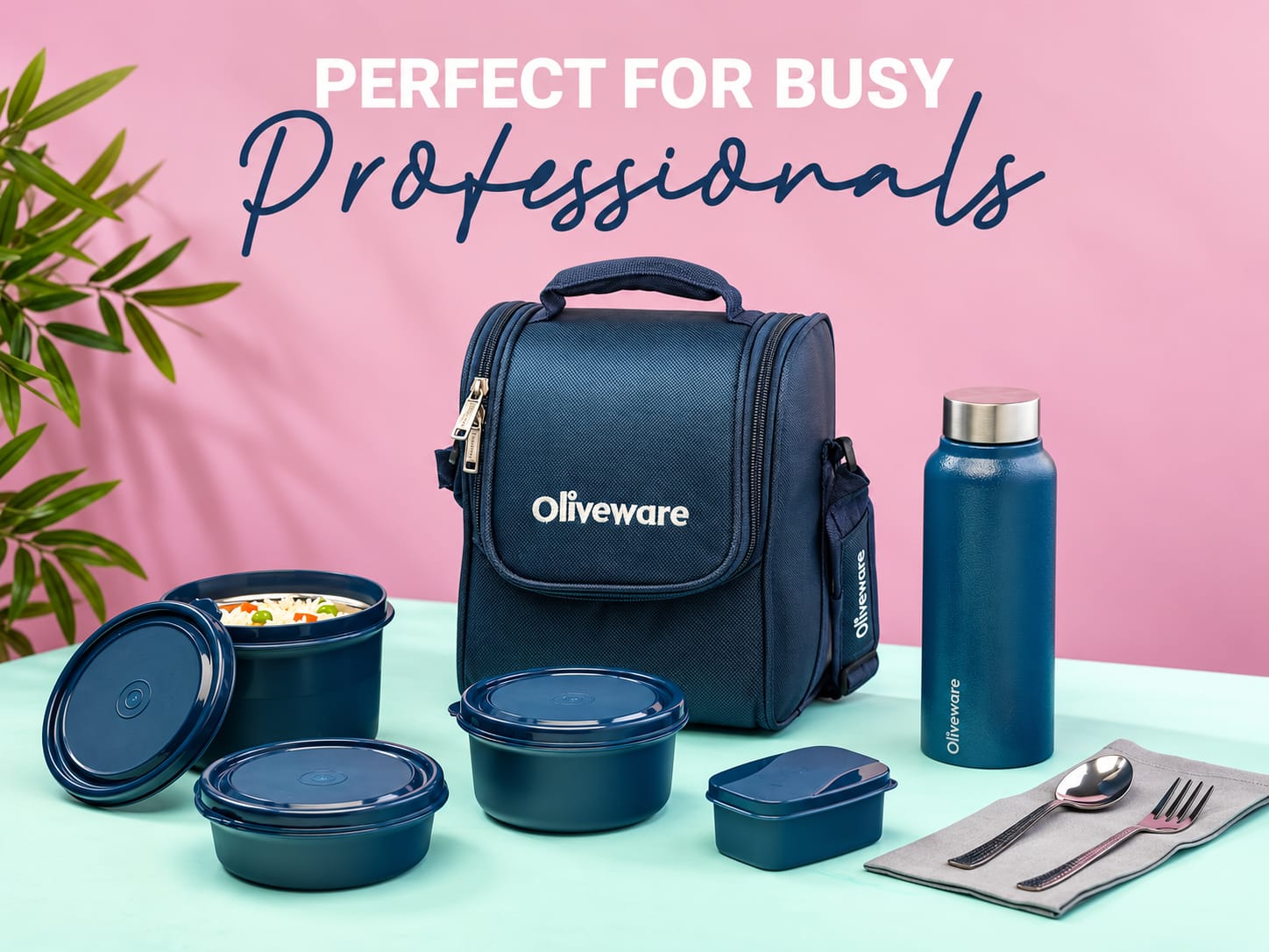 Oliveware TESO Musk Insulated Lunch Box Set